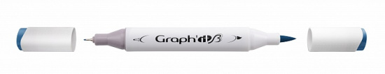 Маркер "GRAPH'IT Brush" двухсторонний на спирт. основе цв.9107 Серый холодный 7